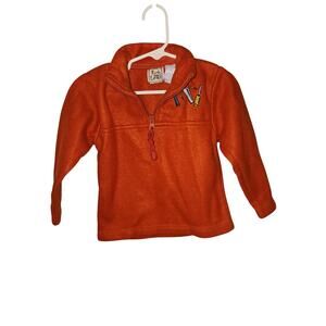 Toughskins toddler fleece pullover in vibrant orange
Size‎ 2T
